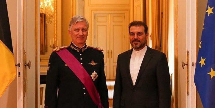 سفیر جدید ایران استوارنامه خود را تقدیم پادشاه بلژیک کرد